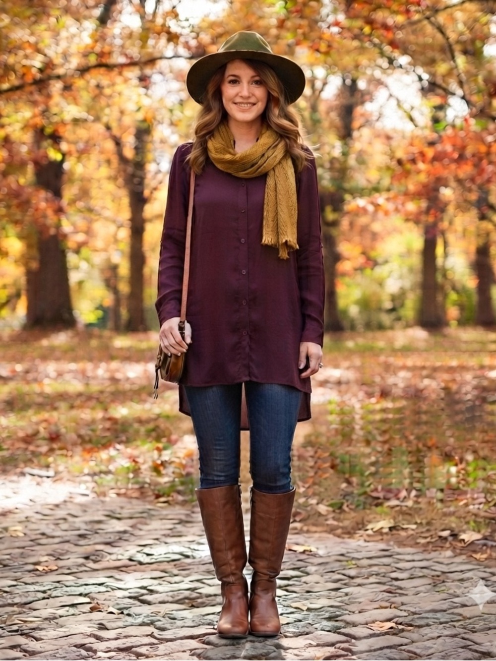Lulu’s Women's Tunic Top "Catch the Breeze" Plum Purple Woven Polyester Size M
